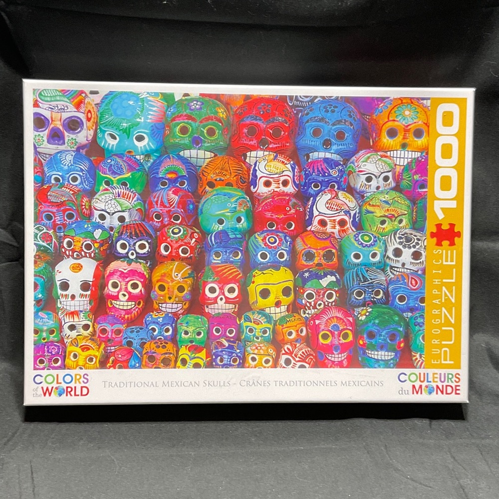 Colors World Vibrant Mexican Skulls Puzzle - 1000 Pieces